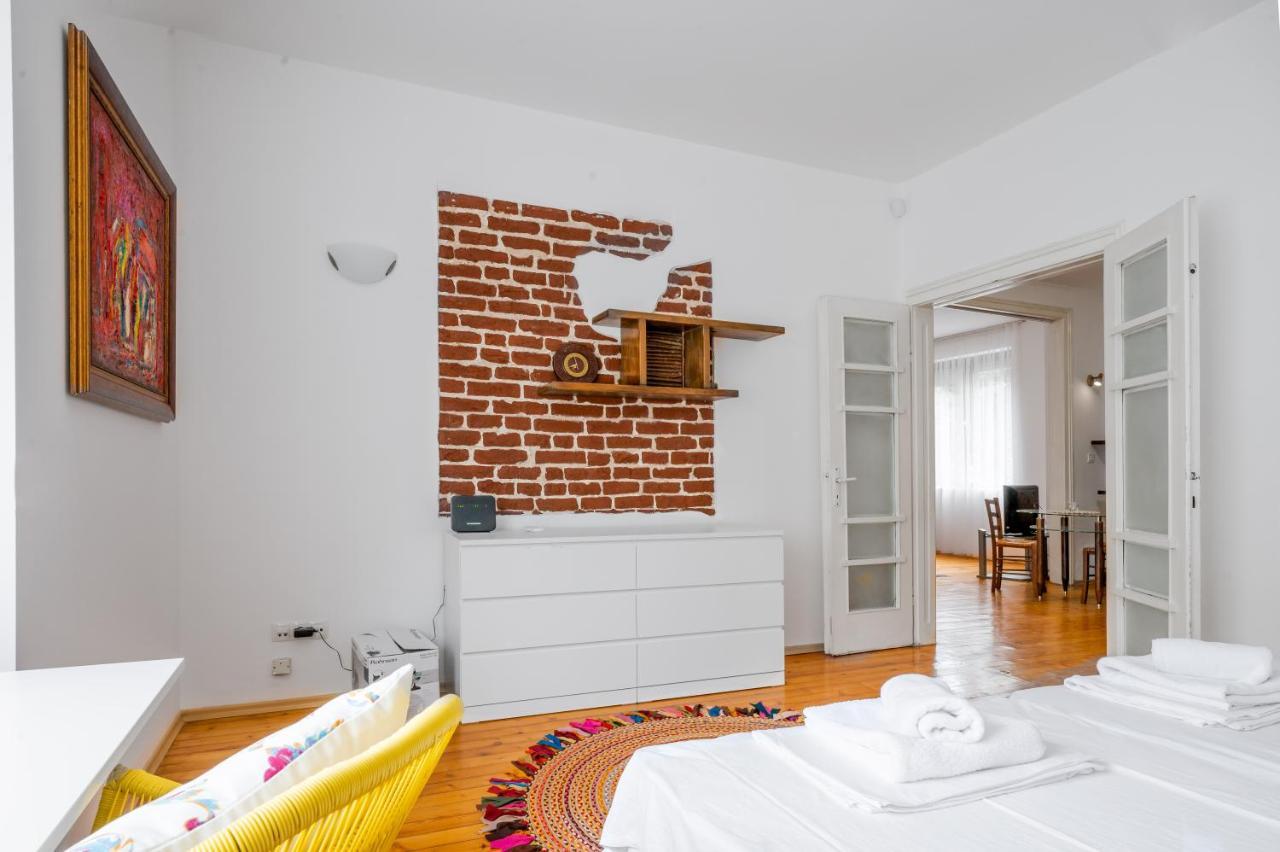 Sofia'S Vintage Gem: Spacious 2Bd Flat On Solunska公寓 外观 照片